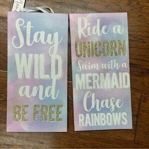 Nanette lepore Pastel Inspirational Wall Art Set‎